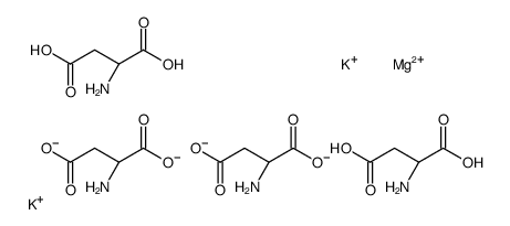 l-aspartic acid potassium magnesium salt Structure