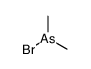 bromo(dimethyl)arsane Structure
