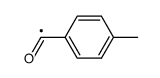 4-methylbenzoyl radical结构式
