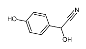 DL-4-羟基扁桃腈结构式