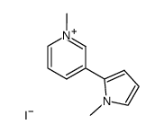 N-methyl-β-nicotyrinium iodide Structure