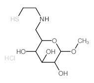 2-methoxy-6-[(2-sulfanylethylamino)methyl]oxane-3,4,5-triol结构式