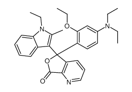 5-[4-(diethylamino)-2-ethoxyphenyl]-5-(1-ethyl-2-methyl-1H-indol-3-yl)furo[3,4-b]pyridin-7(5H)-one Structure