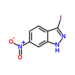3-碘-6-硝基吲唑结构式
