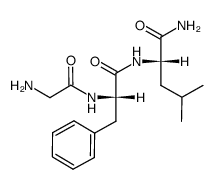 H-Gly-Phe-Leu-NH2结构式