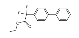 ethyl 2-([1,1'-biphenyl]-4-yl)-2,2-difluoroacetate Structure