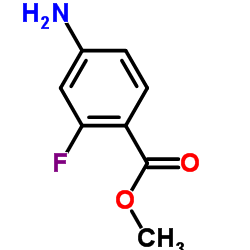 4-氨基2-氟苯甲酸甲酯结构式