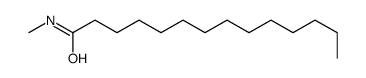N-methyltetradecanamide结构式