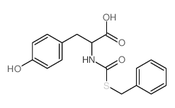 2-(benzylsulfanylcarbonylamino)-3-(4-hydroxyphenyl)propanoic acid picture