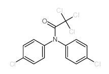 Acetamide,2,2,2-trichloro-N,N-bis(4-chlorophenyl)-结构式