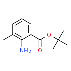 Benzoic acid, 2-amino-3-methyl-, 1,1-dimethylethyl ester (9CI)结构式