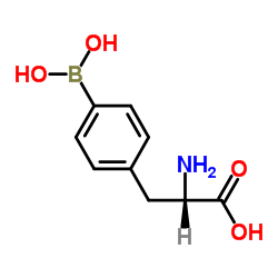 4-硼-L-苯基丙氨酸结构式