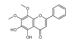 5,6-二羟基-7,8-二甲氧基黄酮图片