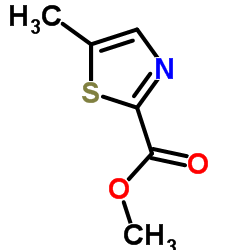 5-甲基噻唑-2-甲酸甲酯结构式