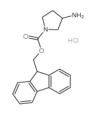 3-AMINO-1-N-FMOC-PYRROLIDINEHYDROCHLORIDE structure