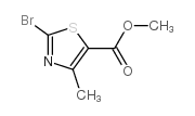 2-溴-4-甲基噻唑-5-甲酸甲酯结构式