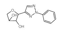 2-(2-phenyltriazol-4-yl)oxolane-3,4-diol Structure