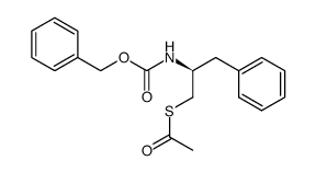 Cbz-L-Phe-[CH2S]-Ac结构式