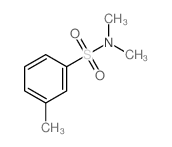 N,N,3-三甲基-苯磺酰胺结构式