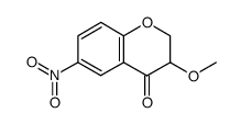 3-methoxy-6-nitrochroman-4-one结构式