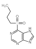 6-butylsulfonyl-5H-purine结构式