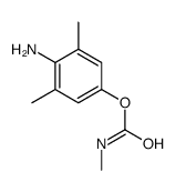 (4-amino-3,5-dimethylphenyl) N-methylcarbamate结构式