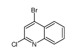 4-bromo-2-chloroquinoline结构式