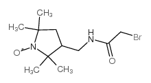 3-(2-溴乙酰氨基甲基)-2,2,5,5-甲基-1-吡咯烷基氧化物结构式