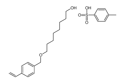 8-[(4-ethenylphenyl)methoxy]octan-1-ol,4-methylbenzenesulfonic acid Structure