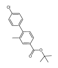 tert-butyl-4'-chloro-2-methyl-1,1'-biphenyl-4-carboxylate Structure