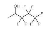 2-Pentanol, 3,3,4,4,5,5,5-heptafluoro-, (-) Structure