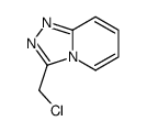 3-(氯甲基)-[1,2,4]三唑并[4,3-a]吡啶结构式