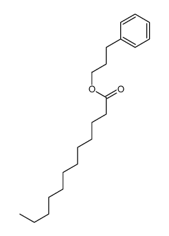 3-phenylpropyl dodecanoate Structure