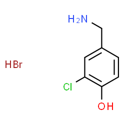 4-(氨基甲基)-2-氯酚氢溴化物(阿伐那非杂质)结构式
