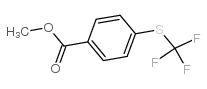 methyl 4-trifluoromethylthio benzoate Structure