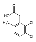 2-(6-amino-2,3-dichlorophenyl)acetic acid Structure