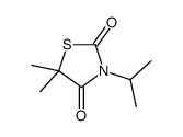 5,5-dimethyl-3-propan-2-yl-1,3-thiazolidine-2,4-dione结构式