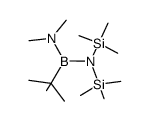 (tert-butyl)[bis(trimethylsilyl)amino](dimethylamino)borane结构式