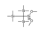 [dimethoxysilyl-bis(trimethylsilyl)methyl]-trimethylsilane Structure