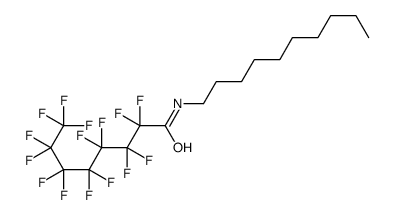 N-decyl-2,2,3,3,4,4,5,5,6,6,7,7,8,8,8-pentadecafluorooctanamide结构式