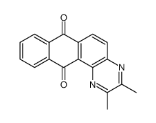 2,3-dimethylnaphtho[3,2-f]quinoxaline-7,12-dione Structure