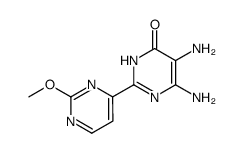 5,6-diamino-2'-methoxy-2,4'-bipyrimidin-4(3H)-one Structure
