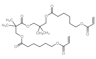 羟基特戊酰羟基新戊酸二[6-(丙烯酰氧)己酸]结构式