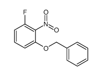 1-苄氧基-3-氟-2-硝基苯结构式