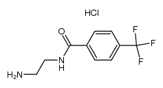 N-(2-氨基乙基)-4-(三氟甲基)苯甲酰胺盐酸盐结构式