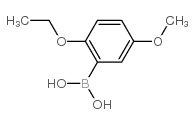 2-乙氧基-5-甲氧基苯硼酸结构式