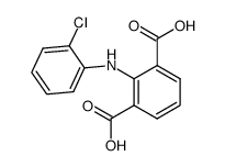 2-((2-chlorophenyl)amino)isophthalic acid Structure