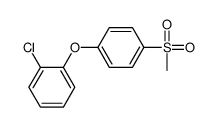1-chloro-2-(4-methylsulfonylphenoxy)benzene Structure