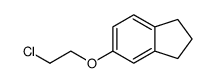 2-(indan-5-yloxy)-ethylchloride Structure