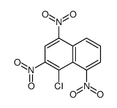 1-chloro-2,4,8-trinitronaphthalene结构式